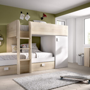 Mueble cama juvenil doble moderno tienda online