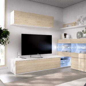 Módulos TV funcionales y decorativos