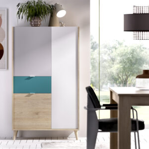 MODULO VERTICAL DE 2 PUERTAS Y 1 CAJÓN